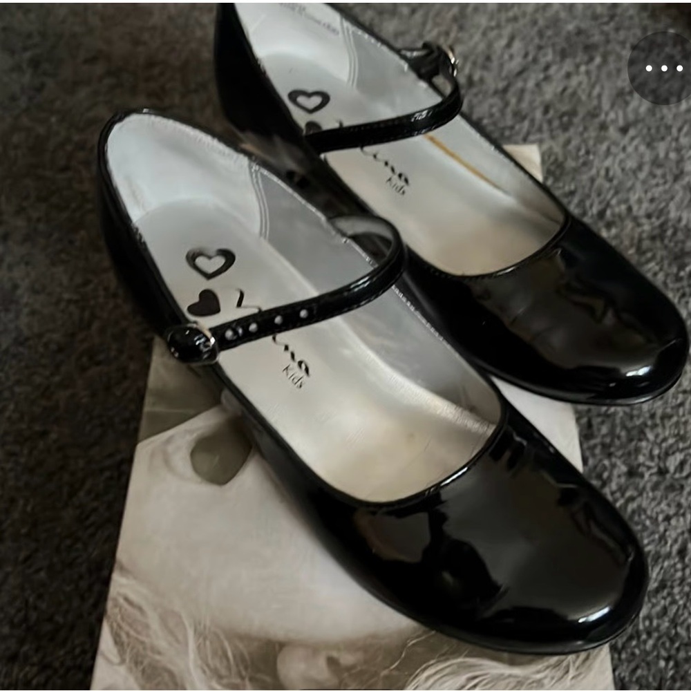 Girls Black Mary Jane Shoes